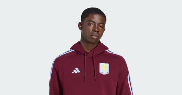 adidas Aston Villa FC DNA Hoodie Burgundy Free Shipping with