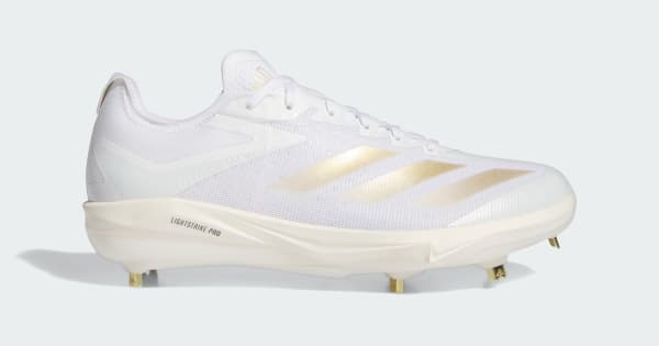 Adizero Electric Cleats WHT/GLD　27.0㎝　J アディダス アディゼロ エレクトリック+ ベースボールスパイク