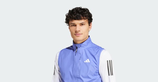 アディダス オウン ザ ラン ベスト - ブルー | アディダス ジャパン