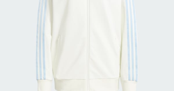 adidas Colorblock Track Top - White | Free Shipping with adiClub