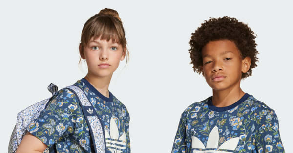 adidas Originals × Liberty London Tシャツ キッズ - ブルー