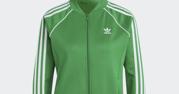 adidas Women's Adicolor Classics SST Track Jacket Green adidas
