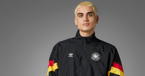 アディダス ドイツ オリジナルス トラックトップ - ブラック