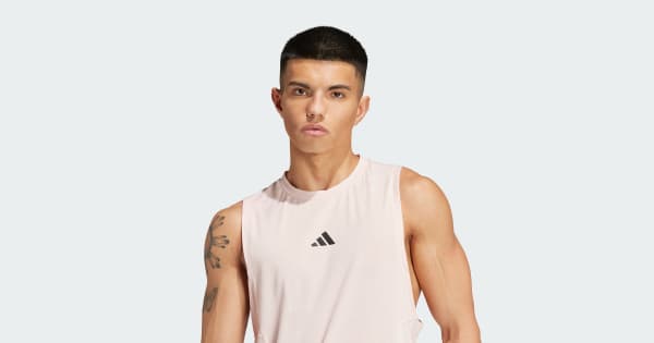adidas Designed for Training Workout Tank Top Pink Free Shipping with  adiClub adidas US