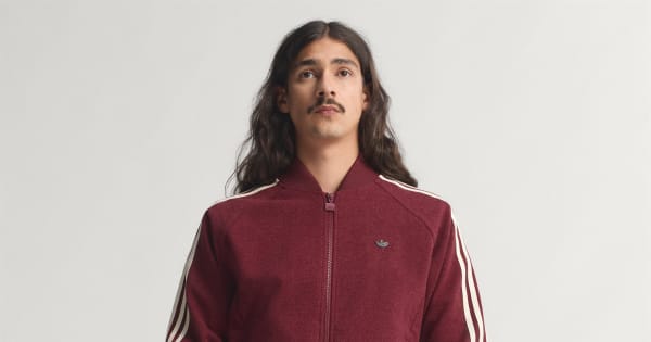 アディダス プレミアム トラックトップ - バーガンディ | アディダス