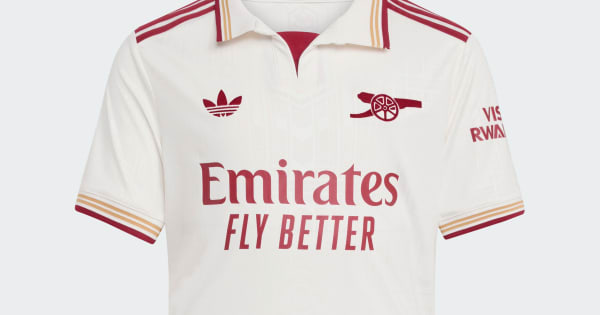 adidas Arsenal FC 25/26 3rd Jersey Kids - White | Free Shipping