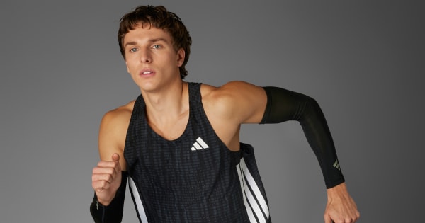 adidas Adizero Running Singlet - Grey | adidas Switzerland