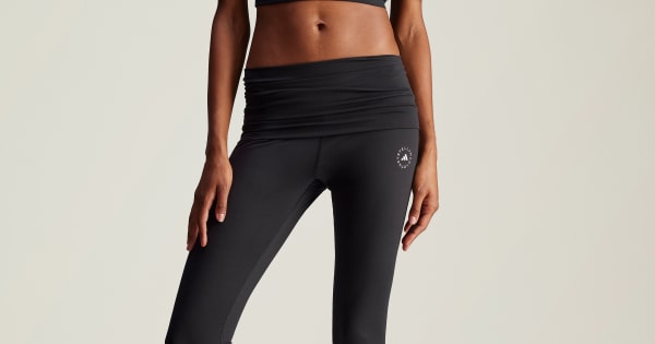 adidas Stella McCartney フィットネスレギンス ブラック 新品 アディダス バイ ステラマッカートニー トレーニングレギンス