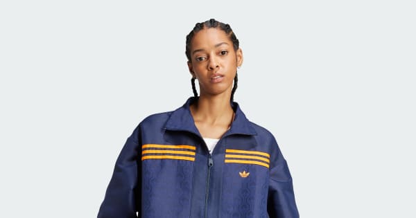 adidas 70s Oversized Track Jacket - Blue | adidas India