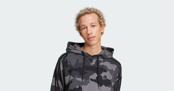 アディダス シーズナル エッセンシャルズ カモフラージュ パーカー
