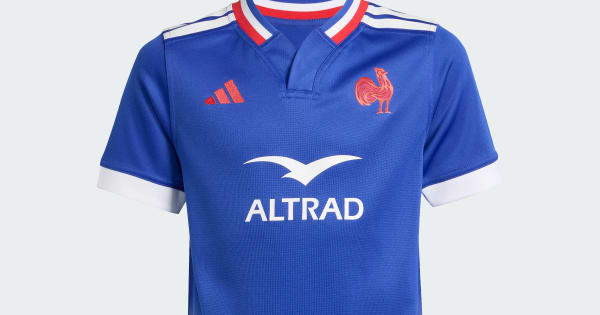 adidas France rugby Home youth replica jersey - Blue | Free
