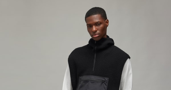 adidas Y-3 Hooded Vest - Black | Free Shipping with adiClub