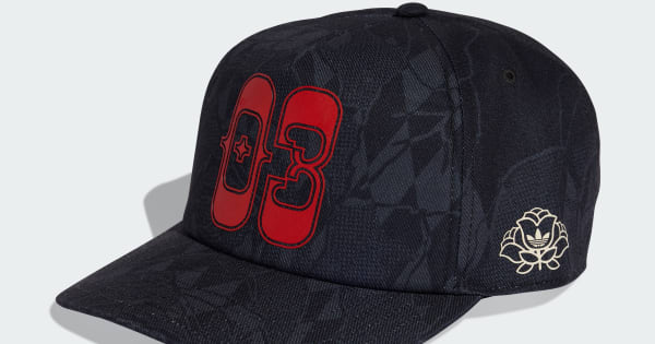 adidas SNAPBACK CAP ROSES - Black | Free Shipping with adiClub