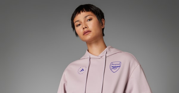 Moletinho Capuz Arsenal x adidas by Stella McCartney - Roxo adidas