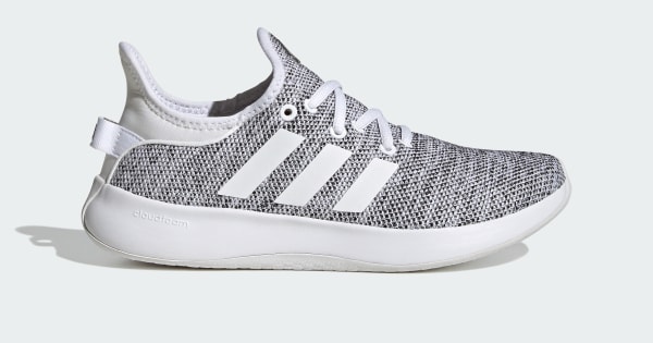 adidas Women's Lifestyle Cloudfoam Pure Sneakers White Free