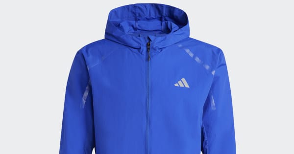 adidas Marathon Warm-Up Running Jacket - Blue | Men's Running