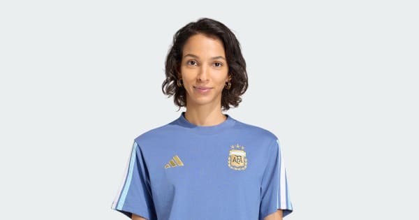 adidas Argentina DNA T-Shirt - Blue | Free Shipping with adiClub