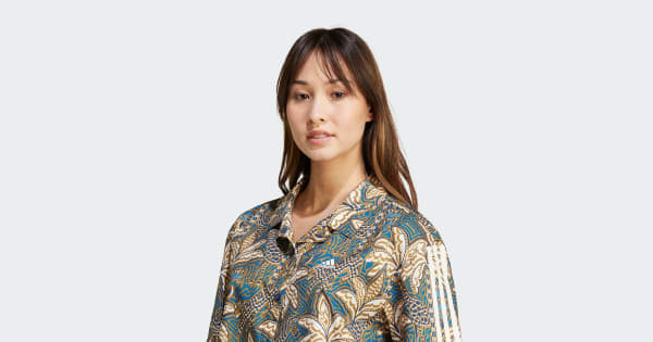 adidas x FARM Rio Shirt - Pink | Free Shipping with adiClub