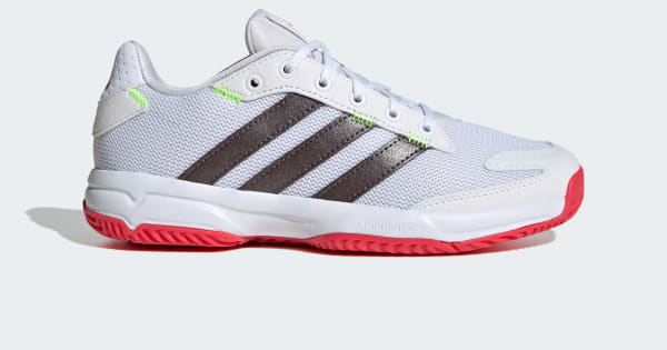 adidas Stabil Junior Indoor Sneakers Kids White Free Shipping - Main Image