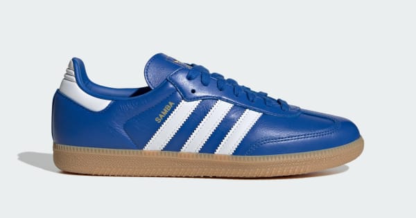 adidas Samba OG Shoes - Blue | Free Shipping with adiClub | adidas US