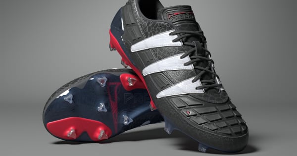 adidas Predator 94 Firm Ground Soccer Cleats - Black | Free