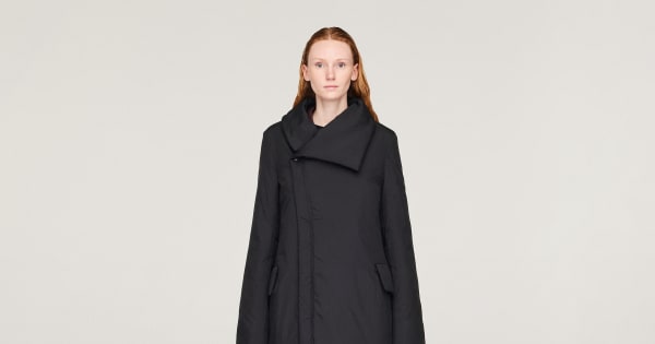 adidas Ocieplany płaszcz Y3 - Czerń | adidas Poland