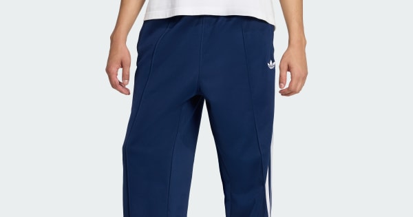 adidas BAGGY TRACK PANTS - Blue | Free Shipping with adiClub