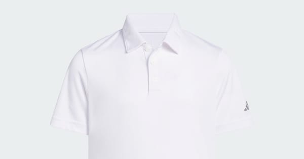adidas BOYS PERFORMANCE SHORT SLEEVE POLO SHIRT - White | Free