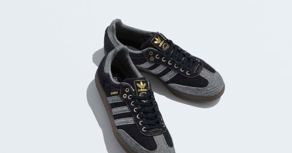 キ*ん様 adidas サンバ SANBAブラックスニーカー adidas アディダス キッズ スニーカー SAMBA OG CORE BLACK