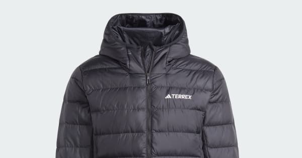 HOODED LIGHT DOWN ブラック M adidas Terrex Multi Light Down CLIMAWARM Hooded Jacket - Black