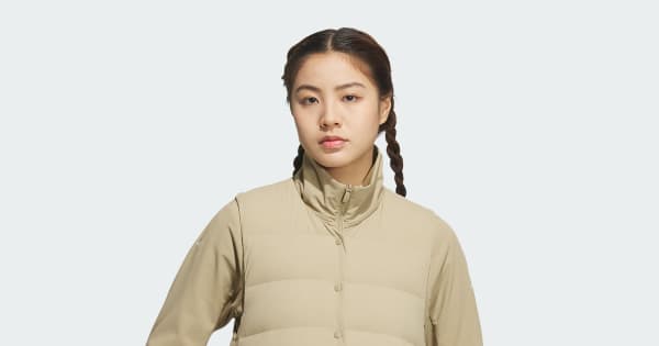 アディダス 【ゴルフ】Frost Guard 3 way 防寒ジャケット - ベージュ