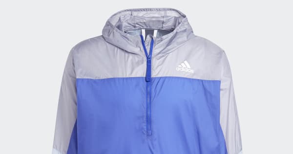 adidas WIND.RDY Hooded Anorak - Blue | Men's Lifestyle | adidas US
