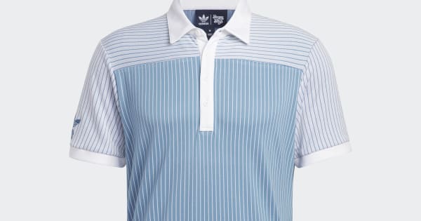アディダス 【ゴルフ】BOGEY BOYS ストライプポロ - ブルー
