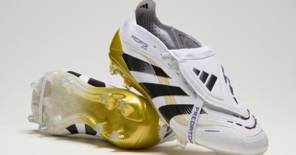 adidas Predator Elite Fold-Over Tongue Firm Ground Boots - White
