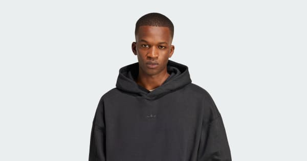 アディダス プレミアム エッセンシャルズ パーカー - ブラック