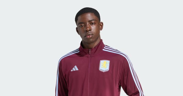 adidas Aston Villa FC DNA Track Top - Burgundy | Free