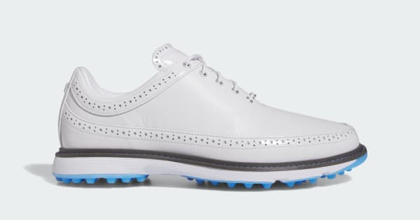 【インソール未使用】adidas golf MC80 スパイクレスシューズ白/緑 Adidas MC80 Spikeless Golf Shoes - White/Silver/Collegiate