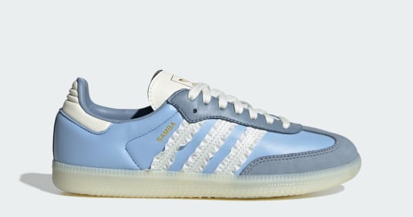 【新品】adidas Samba 水色　ORIBBON 付き adidas Samba OG Shoes - Blue | Free Shipping with adiClub | adidas