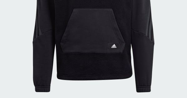 adidas Future Icons Winterized Quarter-Zip Top - Black | Free
