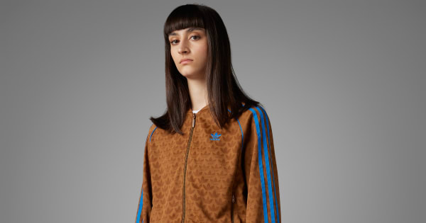 adidas Adicolor 70s SST Track Top - Brown | Free Shipping with