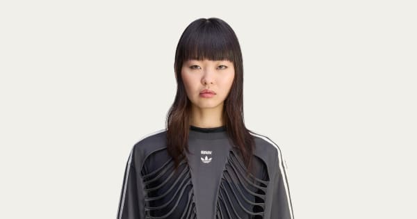 adidas by Avavav Slashed T-Shirt - Grey | adidas UK