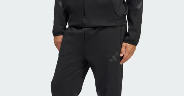 adidas Z.N.E. Tapered-Leg Pants - Black | Free Shipping with adiClub