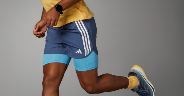 アディダス オウン ザ ラン スリーストライプス 2-in-1ショーツ