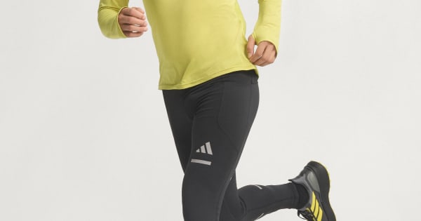 アディダス アディ365 ランニング CLIMAWARM+ タイツ - ブラック