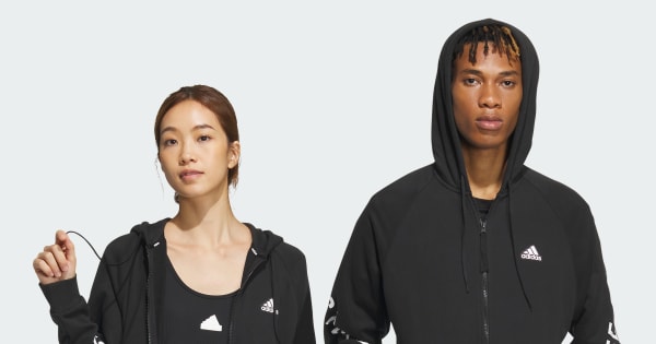 アディダス ワーディング ルーズフィット フレンチテリー フルジップ