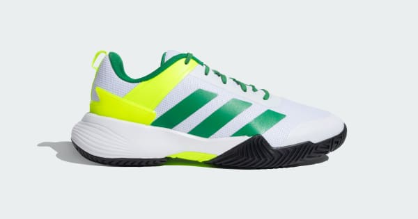 最後の1点】 On Tennis Court T WHITE/LIME 海外：M Tennis_Top_Shoes_White_JK1201_