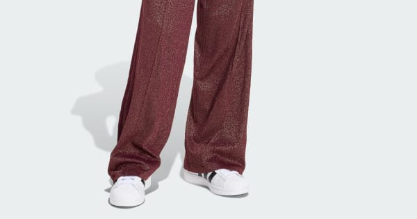 ADIDAS ORIGINALS LUREX® FIREBIRD TP Trousers Burgundy