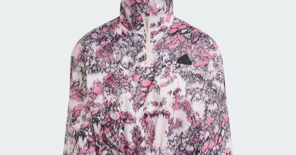 adidas Women's Lifestyle Future Icons 3-Stripes Woven 1/4 Zip