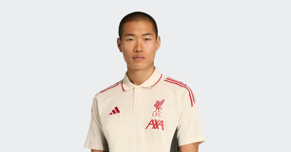 adidas Liverpool FC Tiro 25 Competition Polo Shirt - White | Free