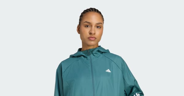 adidas 蛍光グリーン ジャケット WIND.RDY アディダス 【ゴルフ】WIND.RDY スリーストライプス フルジップ